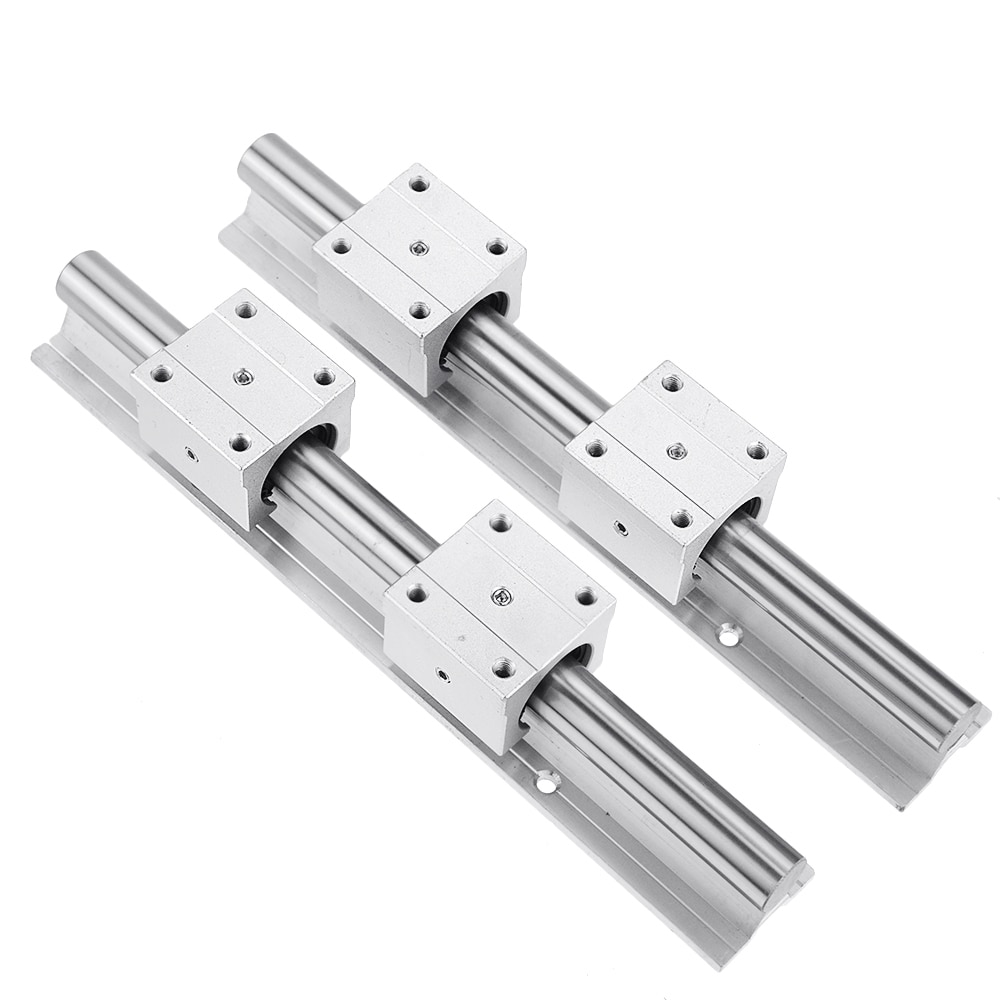 SBR12 12mm linear rail length 300mm 400mm 500mm 600mm 700mm 800mm linear guide with 2pcs SBR12UU linear bearing cnc router part