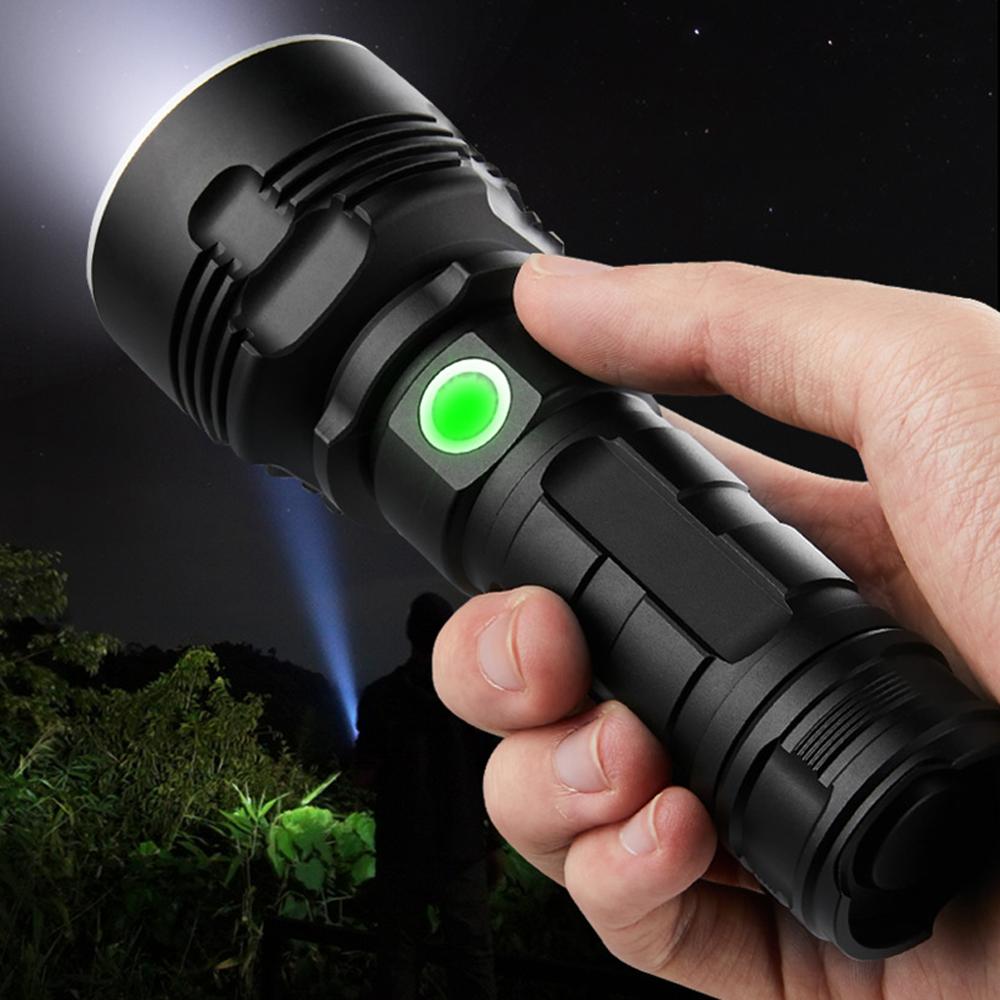 Lampe de poche LED L2 P70 torche Super puissante tactique Rechargeable USB lampe étanche lanterne Ultra lumineuse Camping