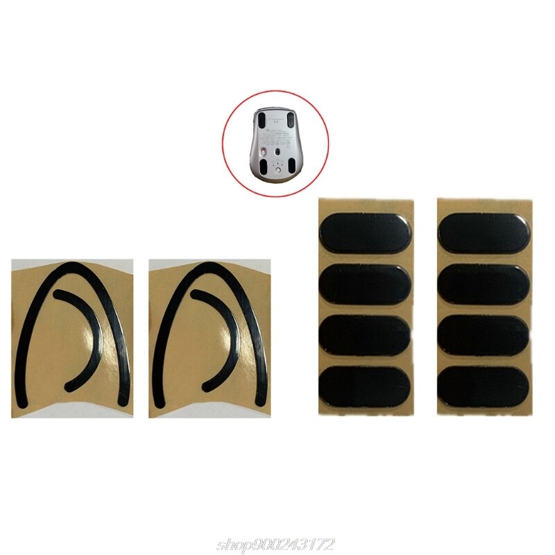 2 Set Mouse Feet Glide Sticker Curve Edge Skates For-Logitech MX Vertical/MX Anywhere 3 Mouse M04 21