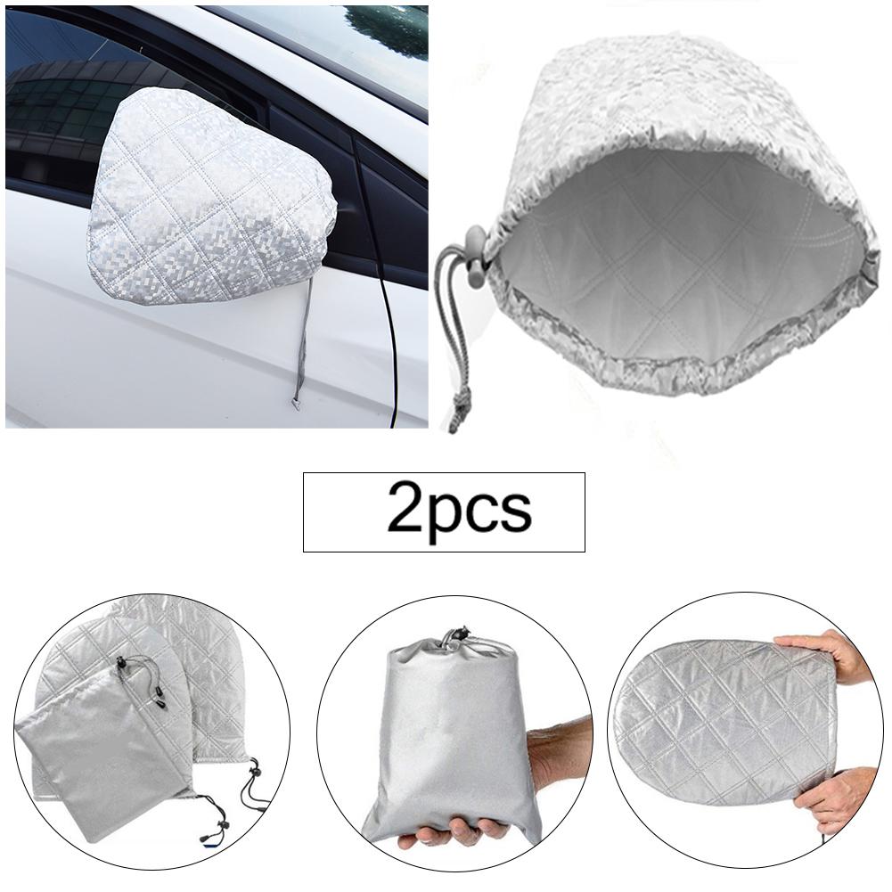 2Stck Auto Seite Spiegel Schutzhülle Eis Spiegel Abdeckungen Wasserdicht Frost Schutz Spiegel Abdeckung Für Rückspiegel