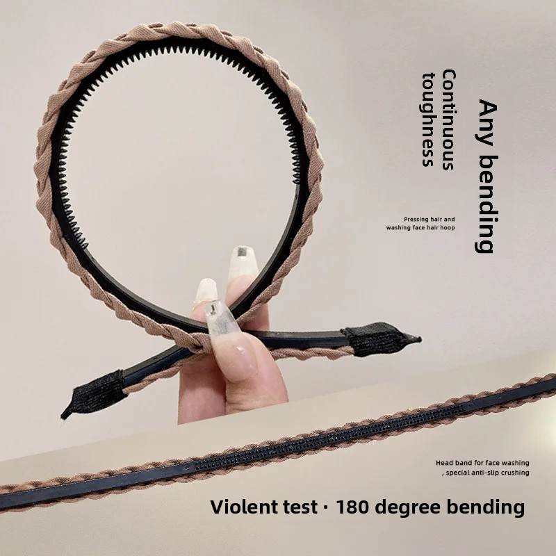 Women's Hair Ties Face Washing Special Press Hair Headbands Anti-slip Fragrant Hair Accessories
