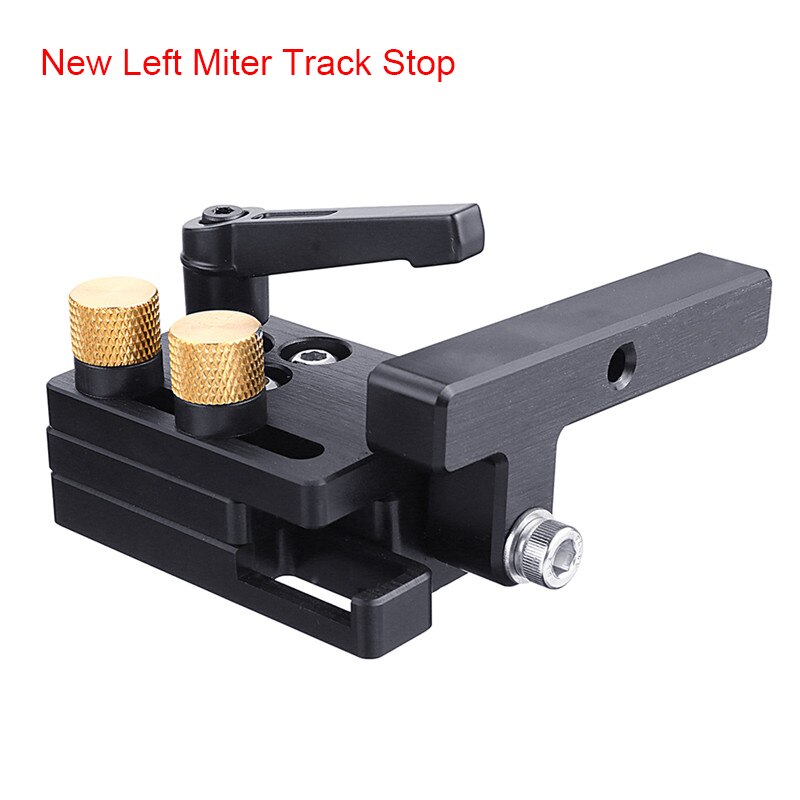 600/800/1000/1220mm Aluminum Alloy T-Track Woodworking T-slot Miter Track with Scale/Miter Track Stop Woodworking Tools: Left Miter Stop