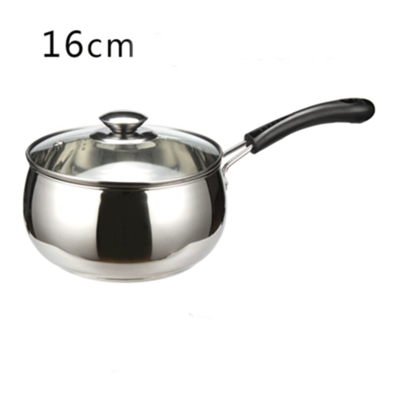 Olla antiadherente para leche y XMT-HOME, sartenes antiadherentes para sopa, inducción, 1 unidad: 16cm milk pot