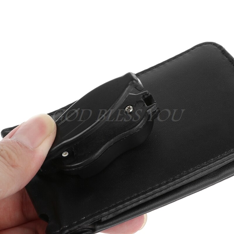 Leather Cover Case Voor Apple Ipod Classic 80/120/160Gb Met Afneembare Clip