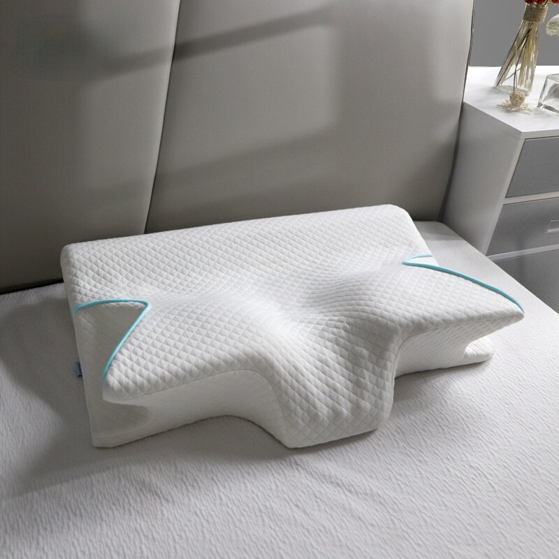 Espira Gel Cell – Orthopädisches Kissen 40x60 Memory Foam – Ergonomisches Nackenkissen für Bauch- & Rückenschläfer – Kühlendes Kopfkissen gegen Nackenschmerzen & Schnarchen – Waschbarer Bezug