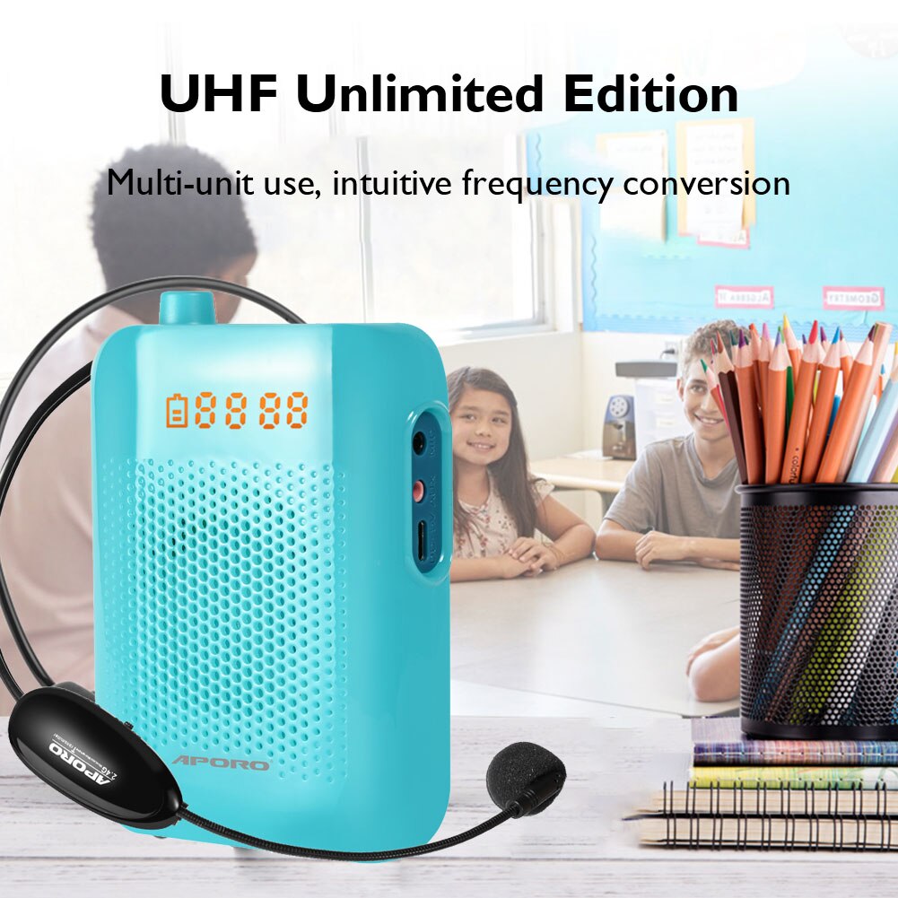 Megaphone Speaker Bluetooth Loudspeaker Microphone Voice Amplifier Booster for Teaching Tour Guide Sales