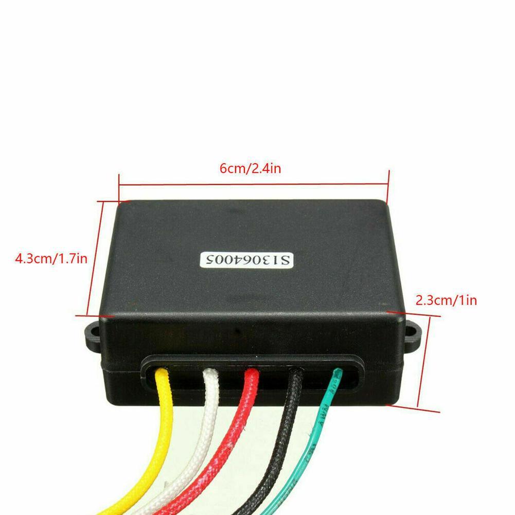 12V Car Wireless Winch Electric Remote Control Manual Transmitter Set Truck SUV Vehicle Trailer Kit Handset Switch Controller