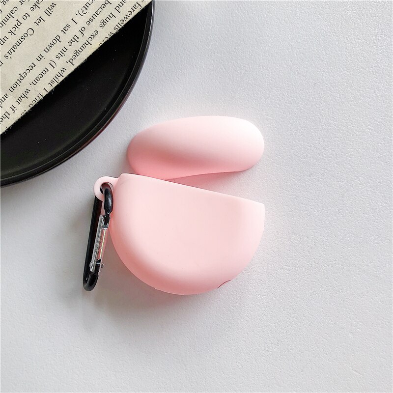 Siliconen Case Voor Huawei Freebuds 3 Draadloos Opladen Zachte Beschermende Accessoires Gevallen Voor Huawei Freebuds 3 Tas: Pink