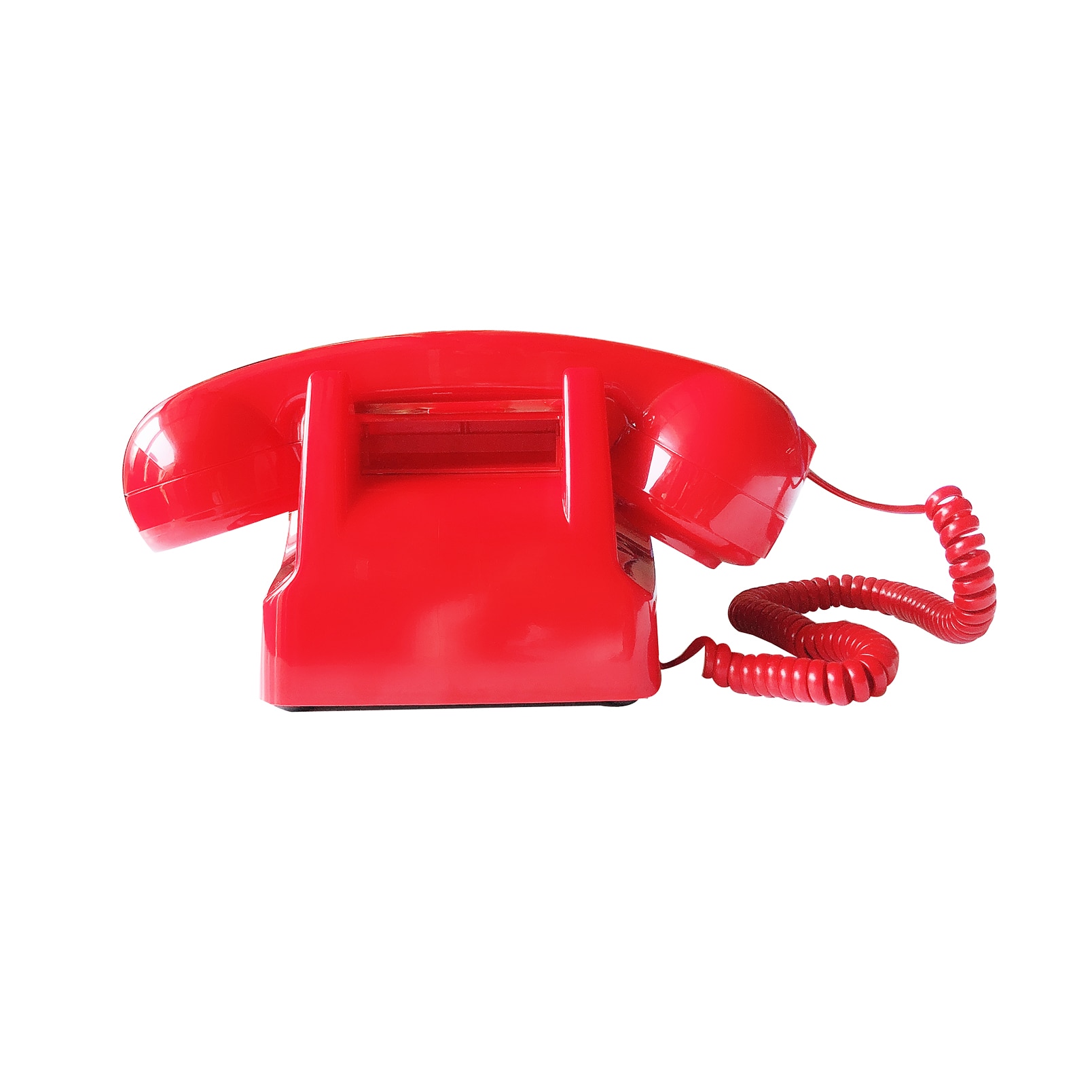 Red Retro Phone, Corded 60's Classic Telephone/Landline Phone/Wired Antique Telephone for Home/Office/Hotel