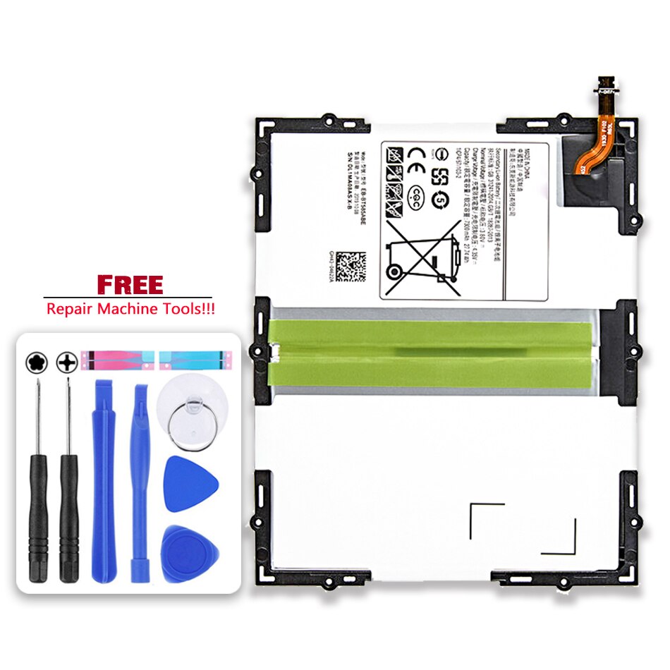 Für Samsung Galaxis Tab EINE 10,1 SM-T580 SM T580 T585 T580N T585N Tablette Li-Ion Polymer Batterie 7800mAh EB-BT585Abe