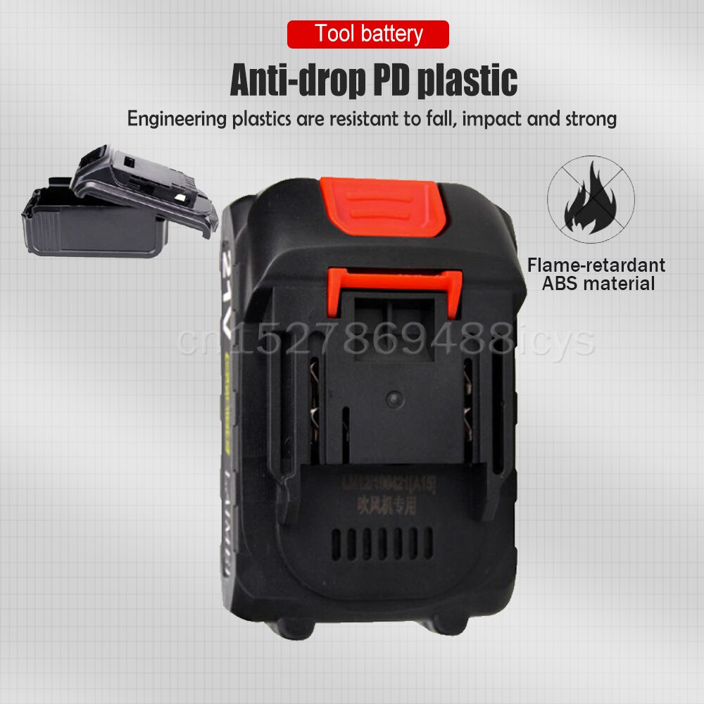 Destornillador eléctrico de 21V y 1500mAh, batería recargable de iones de litio para destornillador inalámbrico, Mini taladro, batería de herramientas eléctricas