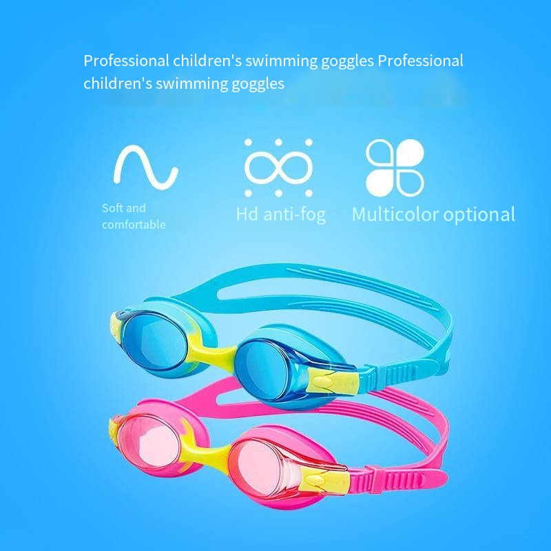 Vattentäta anti-imglasögon uv barn färgade linser barnglasögon simglasögon