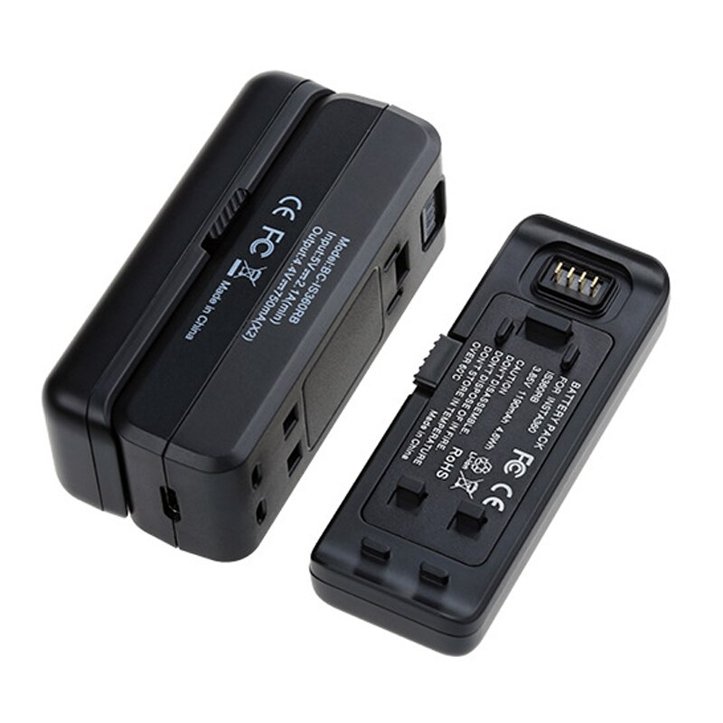 Insta 360 ONE R Replacement Battery and charging Dual Charger For Insta360 One R 4K Camera Batterie Accessories: 2Battery charger