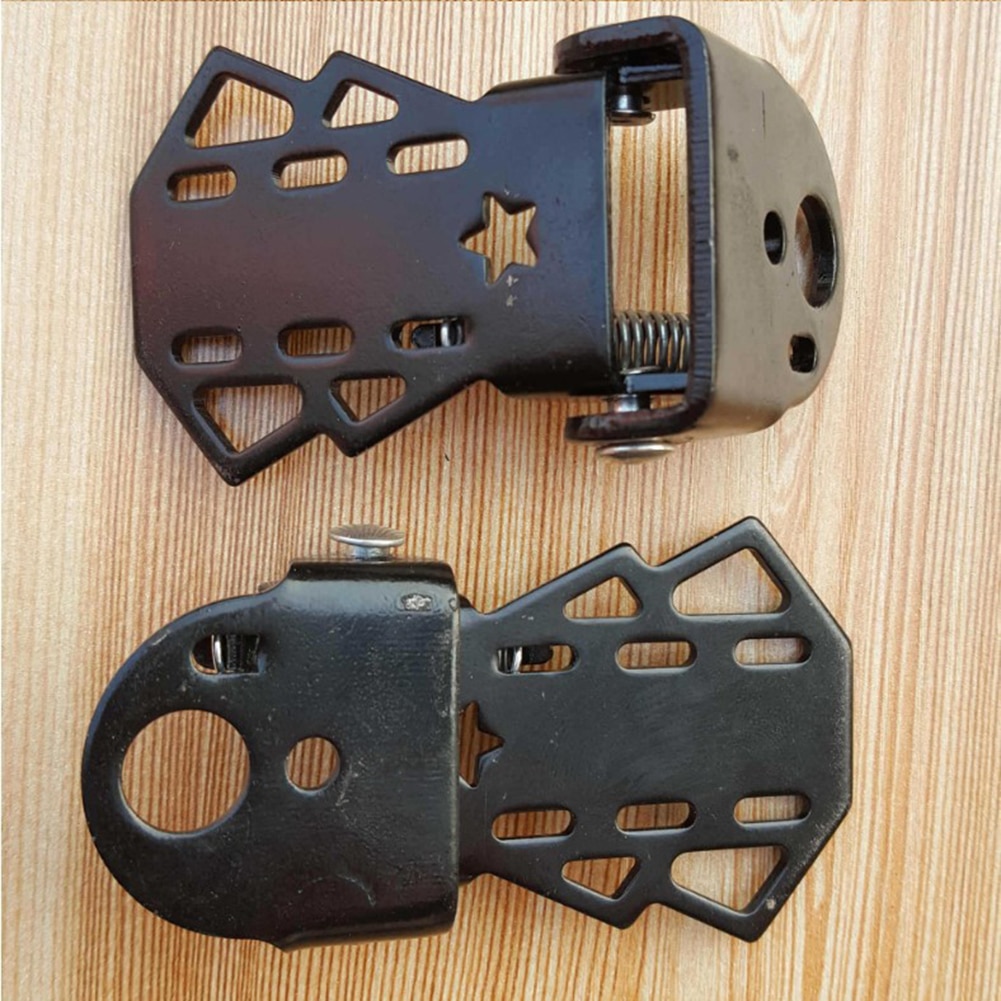 1 Pair Steel Mountain Bike Rear Foot Pedal Thicken Bicycle Rear Folding Pedals Rear Platform Foot Feet Rest Pedal Stand