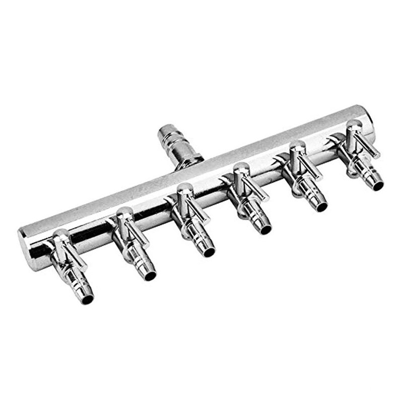 Aquarium Air Flow Splitter Fish Tank Air Regelklep Zuurstof Distributeur Aquarium Luchtpomp Accessoires 6 Manier: Default Title