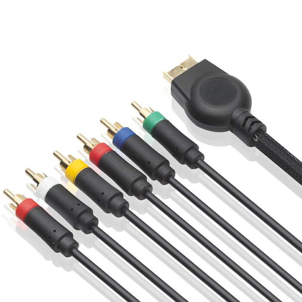 TV Sound AV Cable Multi Out Video Accessories Lead 1.8m 1080p HD Game Audio Connect Component Wire For Sony Console
