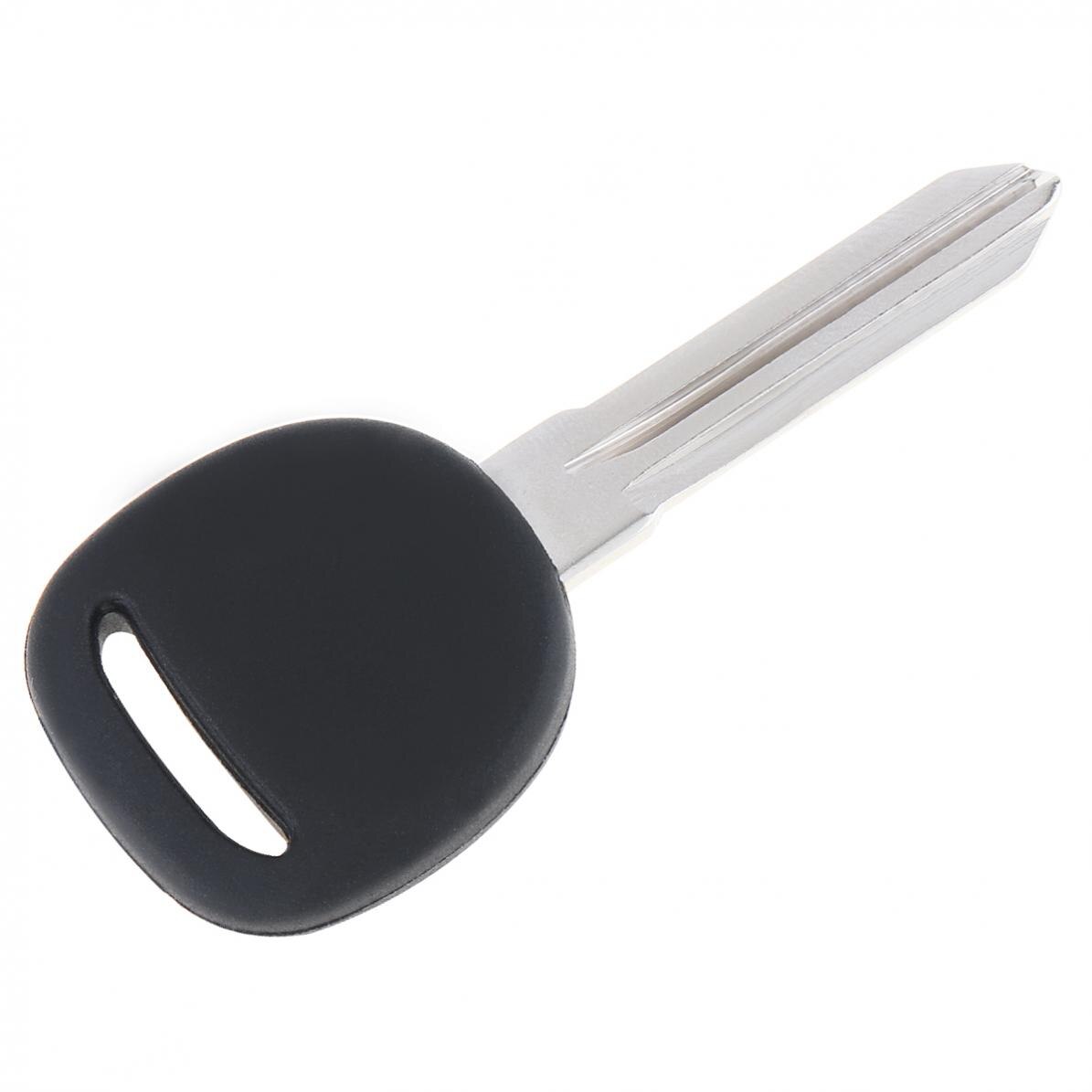 1 Pc Black PP Replacement Transponder Ignition Key Uncut Blade Blank Car Key with ID 46 Chip Fit for Chevrolet Cars