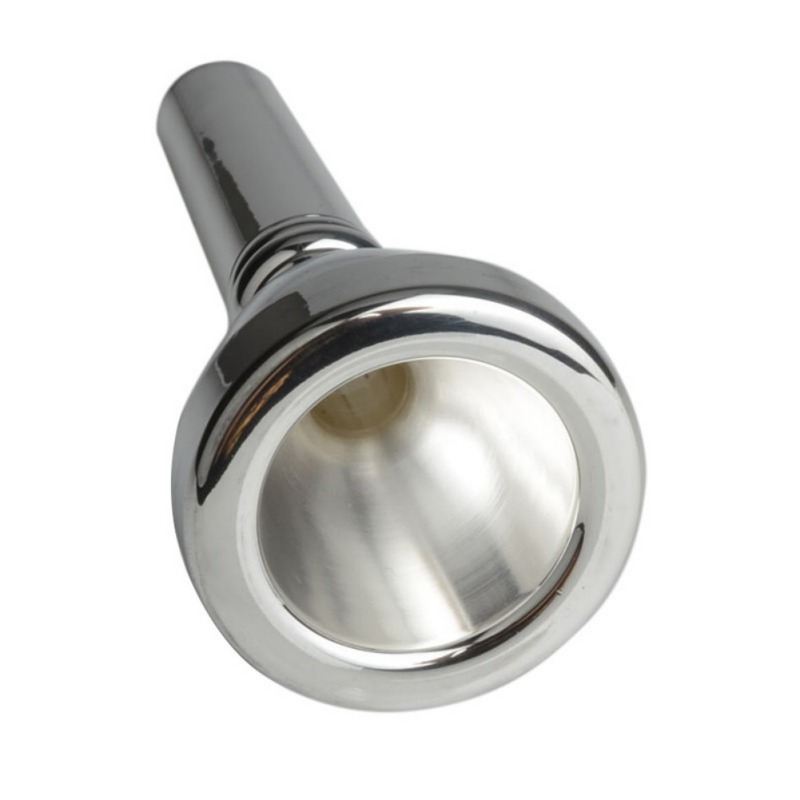 Silver Beginner Baritone Trombone Small Mouth Large Handle Long Mouth Silver White