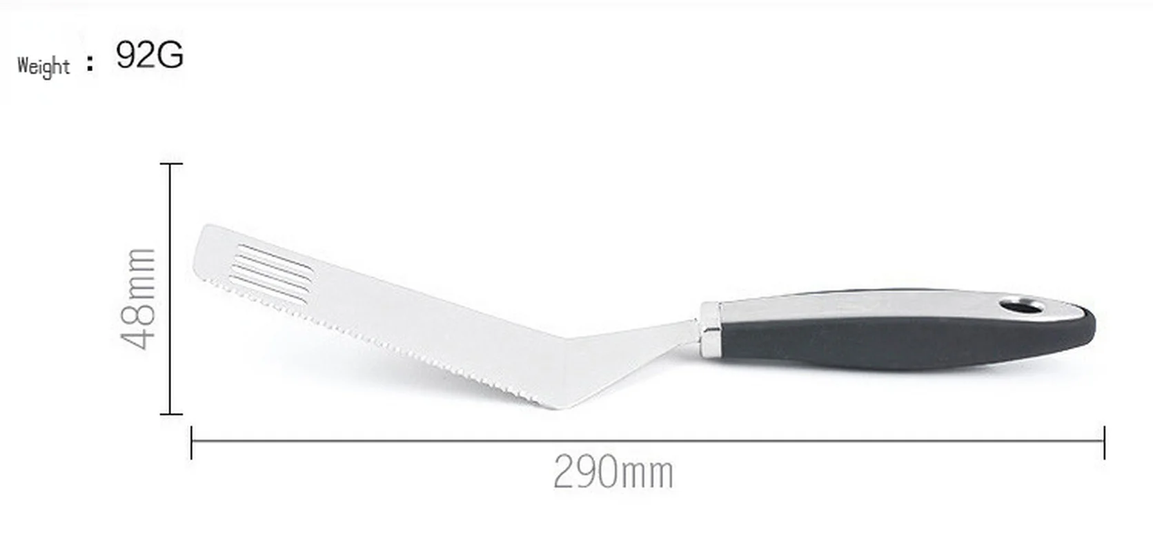 Roestvrijstalen pizzamesschep Pizzataart Pizza Roller Mes Driehoek Schop Mes Keukengereedschap