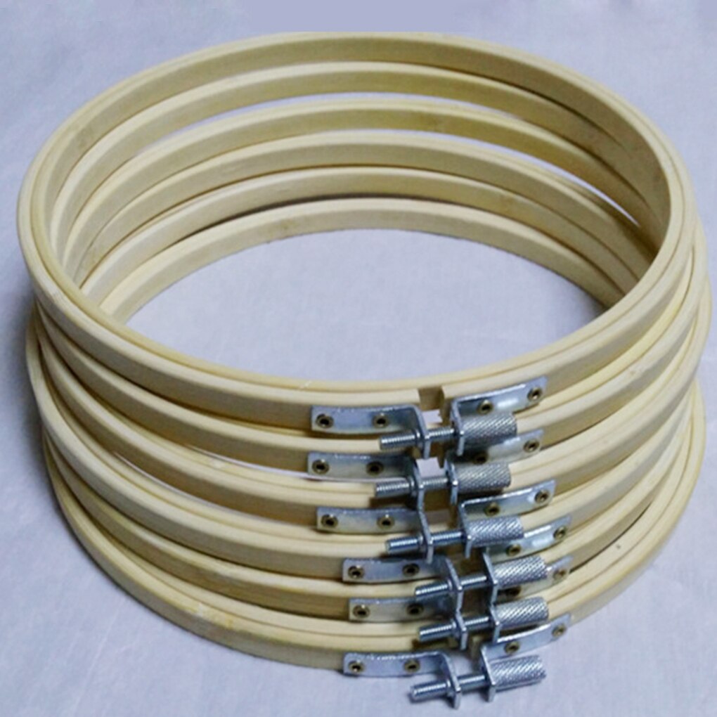 1 Stuks 13/17/20/23/26Cm Borduurwerk Kruissteek Houten Frame Hoepel Cirkel borduurwerk Schuur Diy Hand Craft Naaien Needwork Tool