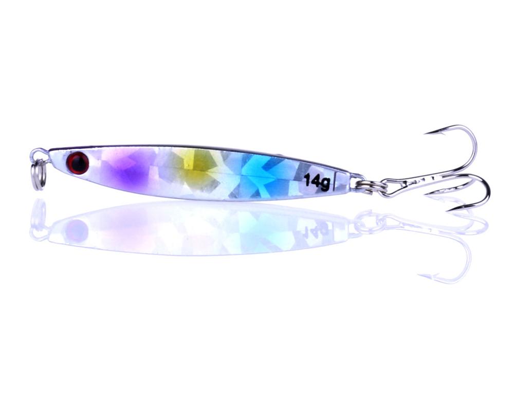 ThunderShower Metal Long Casting Jigging Lure Crankbait Jerkbait Spinning Fishing Jigs 14g/21g for Saltwater Freshwater: 13