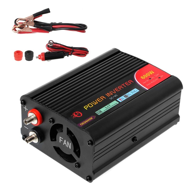 300W/400W/500W/600W Power Inverter Converter DC 12V to 220V AC Cars Inverter with Car Adapter