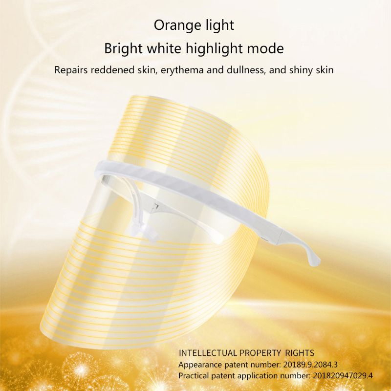 3 color Light Therapy Facial Mask Anti Acne Wrinkl... – Grandado