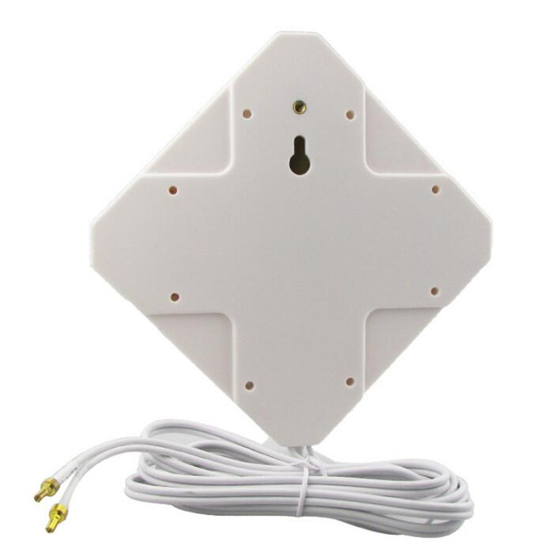 JX antenna 4G LTE antenna High Gain 35dBi Dual cable SMA TS9 CRC9 connector antenna for 3G 4G Router Modem