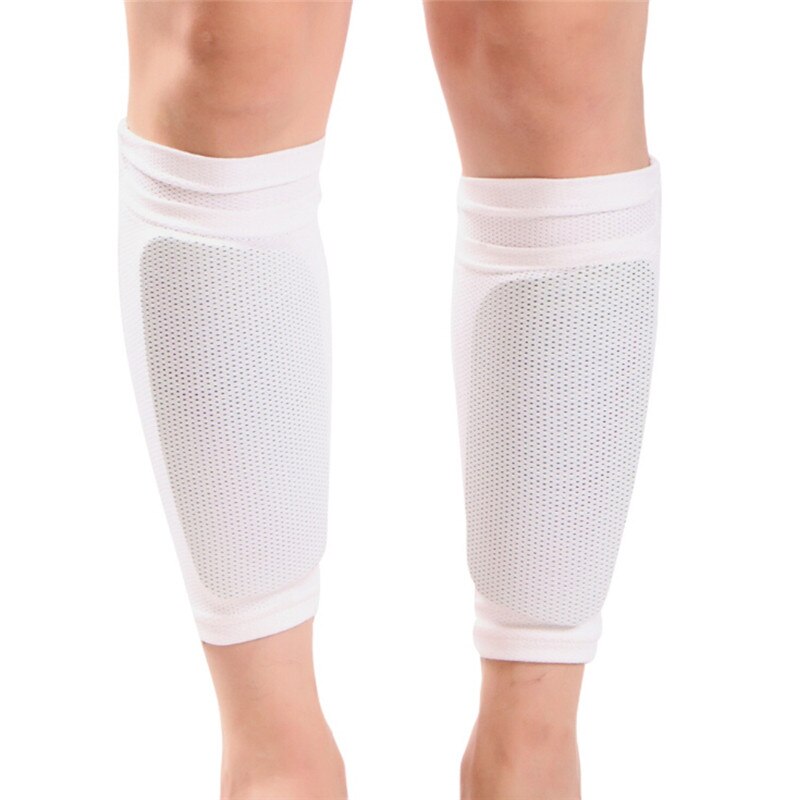 USA adultos niños calcetines de protección para piernas para espinillera de fútbol americano almohadillas mangas de pierna con espinillera: Verde militar / Children