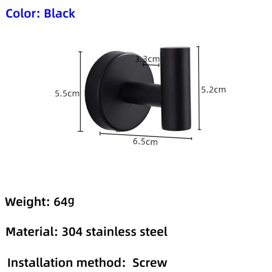 Gancho para toallas de baño, percheros para ropa de pared, perchas montadas en la pared de acero inoxidable, tornillos para colgar toallas/ganchos adhesivos para pared: green