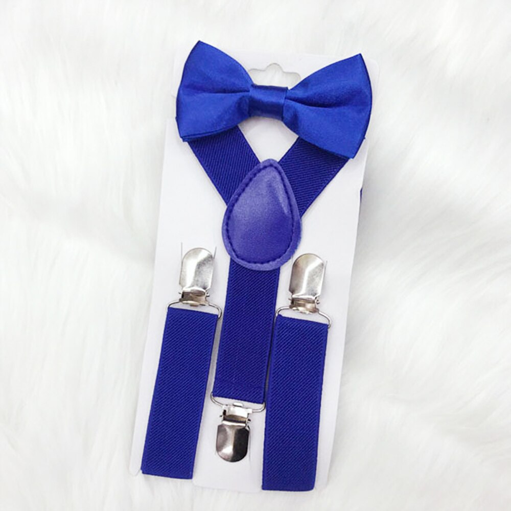 Kids Bretels Met Bowtie Mode Kinderen Vlinderdas Set Jongens Bretels Meisjes Verstelbare Bretels Baby Wedding Ties Accessoires: 9