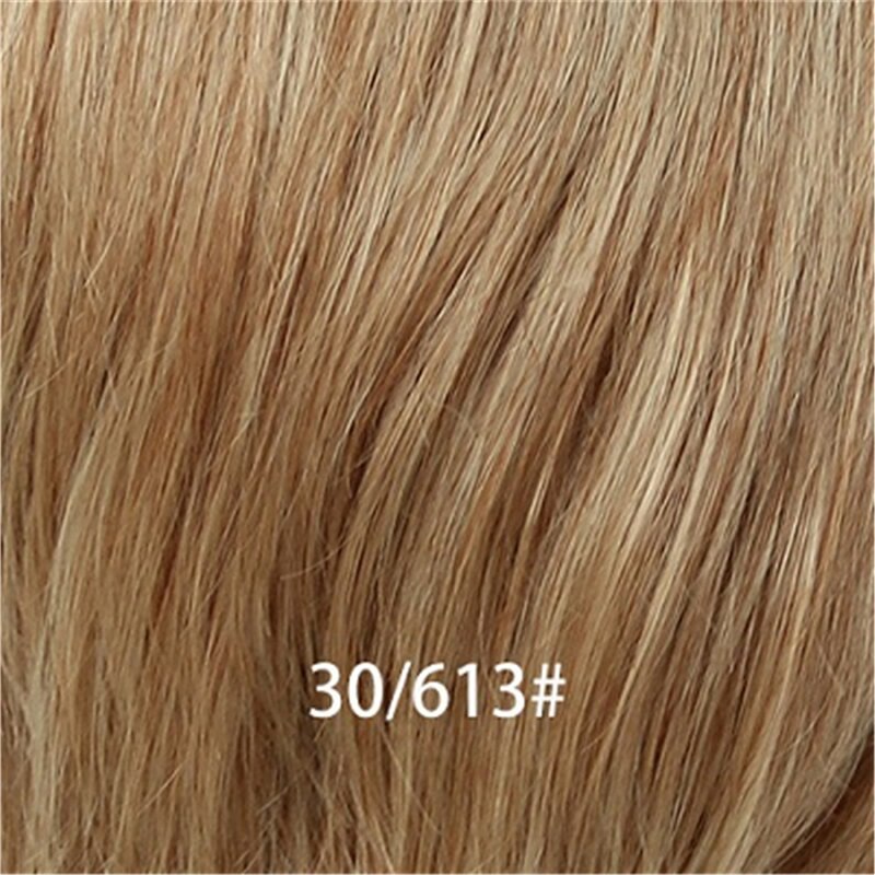 INHAIR küp sentetik karışımı saç doğal dalga kısa peruk patlama ile gri beyaz kabarık çok katmanlı peruk kadınlar için ücretsiz hediye: 30613