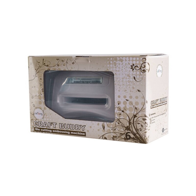 LETONG-máquina troqueladora portátil para manualidades, troqueladora para álbum de recortes, grabado en relieve, tarjetas de papel fotográfico, decoraciones, proyectos hechos a mano