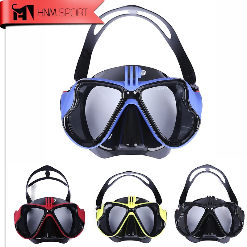 Professionele Onderwater Duikbril Scuba Snorkel Zwembril voor GoPro Xiaoyi Sport Camera Full Droge Eyewear