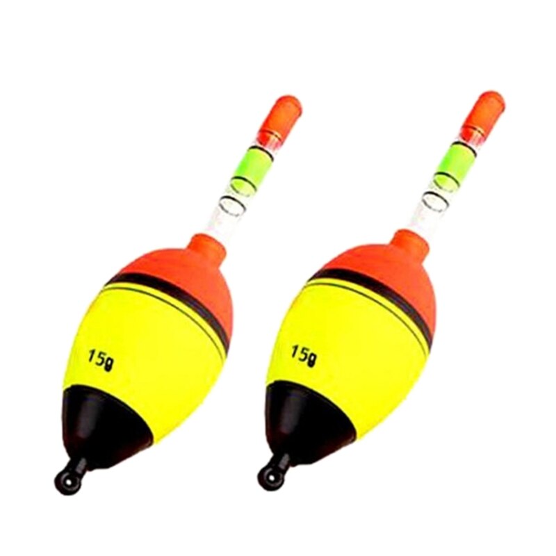 2pcs Outdoor Fishing Float Fishing Accessories Big Belly Floating Sea Fishing Rock Fishing Long Shot: -15