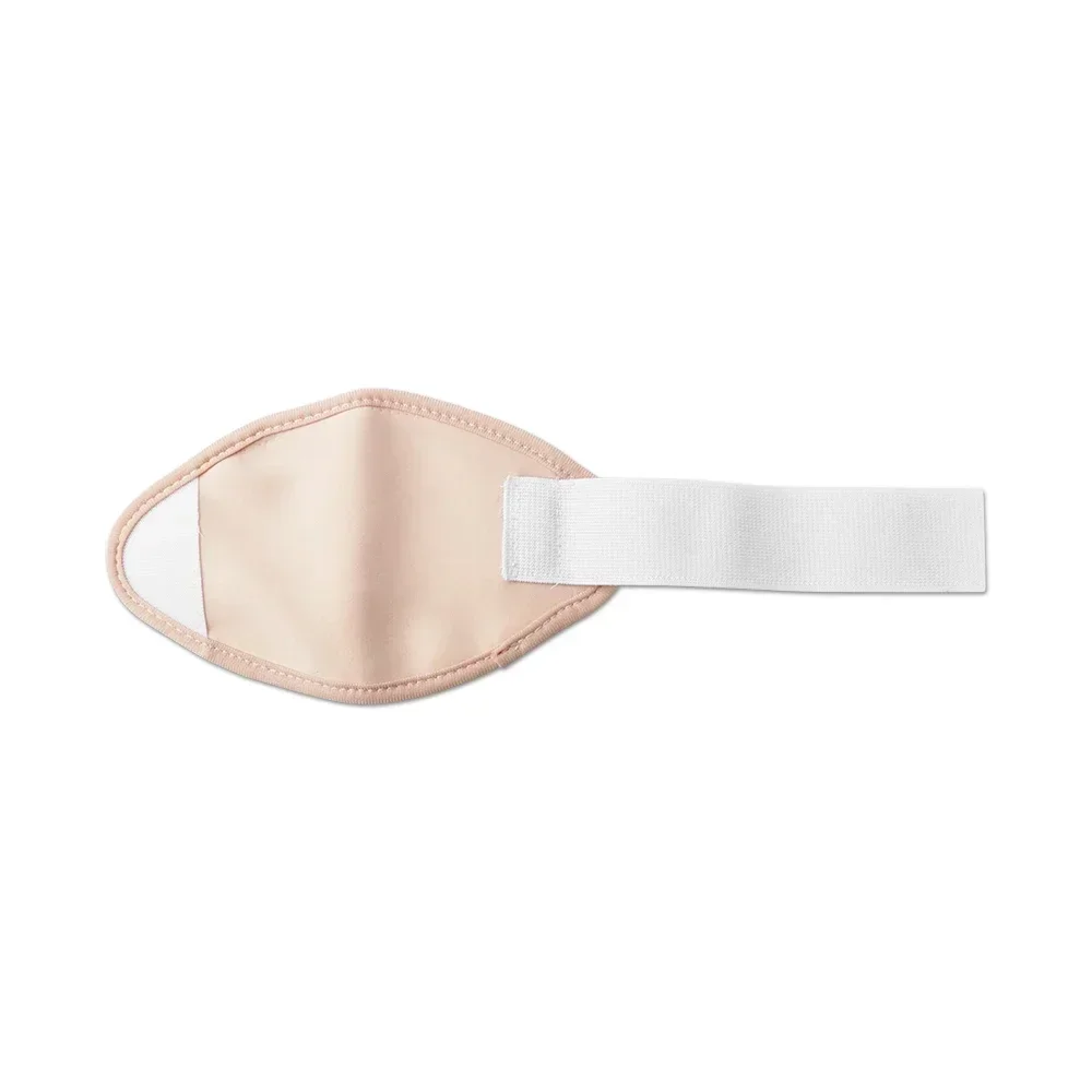 Bio-rizinusölpackung, wiederverwendbare packung mit weichen, elastischen bändern, kompression, verbessert den schlaf, rizinusölwickel für die leber, rizinus: Elfenbein