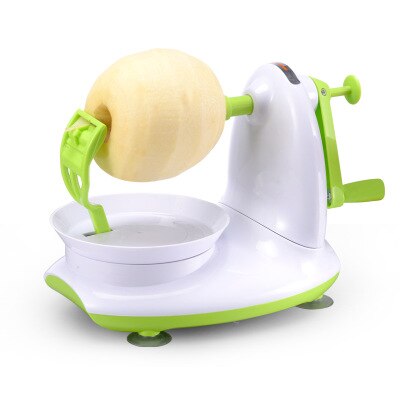 Pelador de frutas portátil, manivela de mano para pelador de manzanas, pelador, utensilios de cocina, utensilios Zesters ecológicos: Default Title