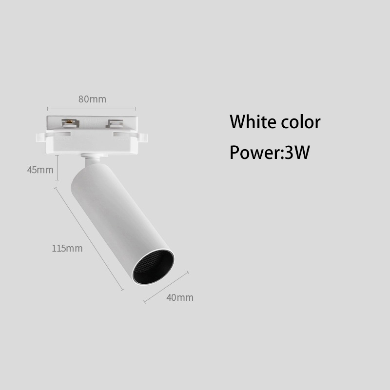 Oświetlenie szynowe doprowadziło 3- stopniowe, reflektor z regulowanym kątem, antyodblaskowe, oświetlenie robić sali muzealnej, oświetlenie ścienne: Niebieski / Beżowy