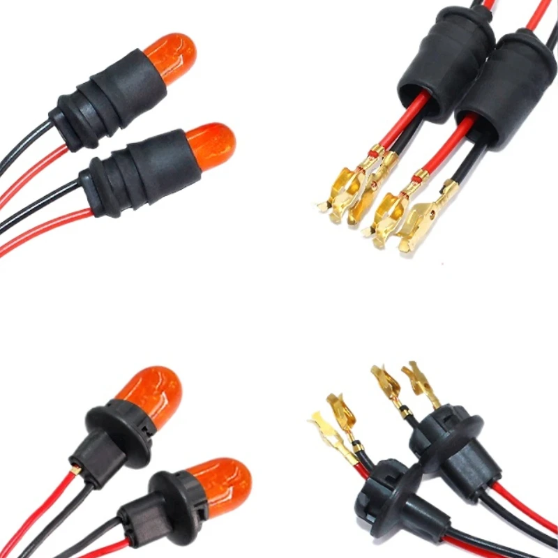 1-10Pcs/lot T10 W5W Car Wedge Light Bulb Socket Connector Holder Extension LED Lamp Bulb Base Holder Replacement Car Parts