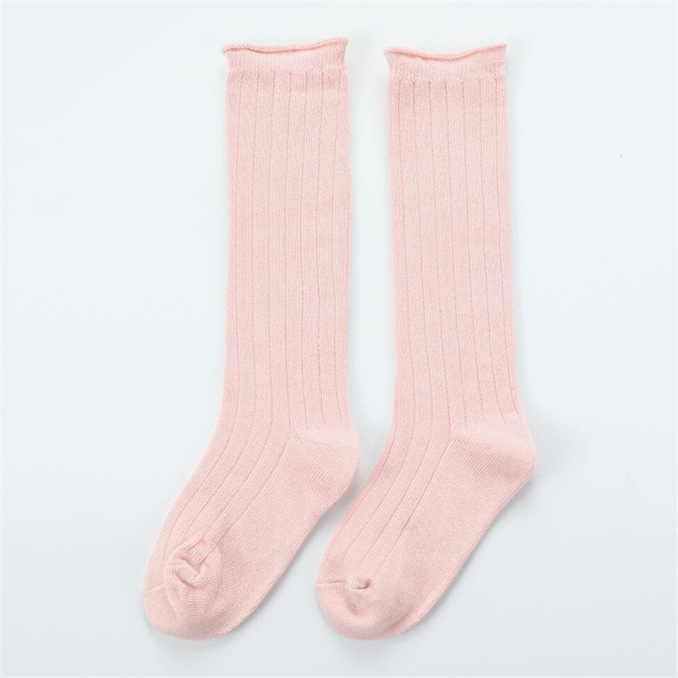 Frühling Baby kind Socken Für Mädchen Neugeborenen Kleinkind Knie Hohe Spitze Socke Lange Mädchen Niedlich Beinlinge Für Neugeborene Infantile socken: Pink