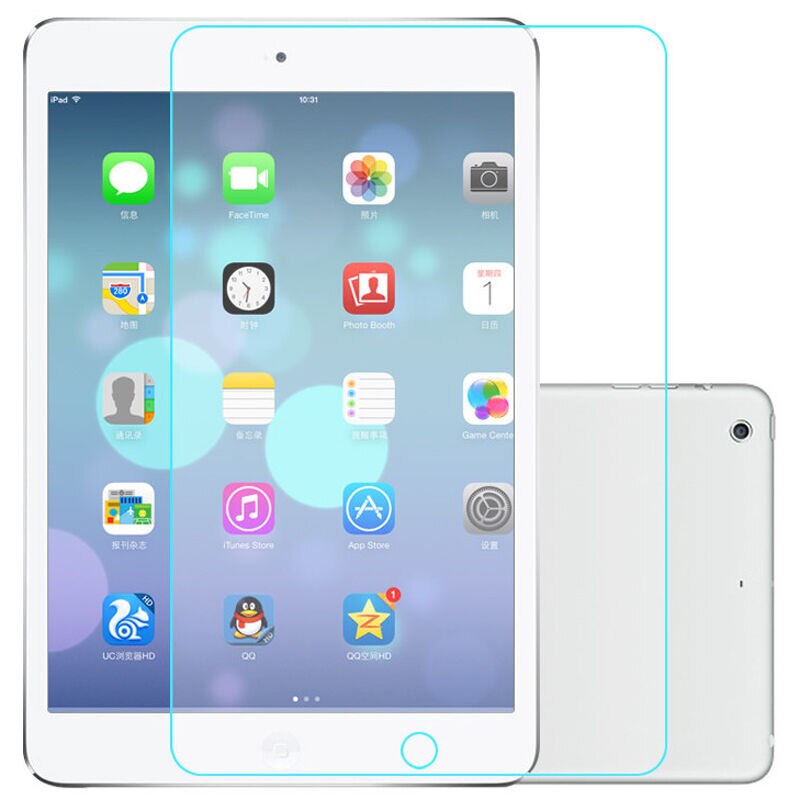 Anti Glare Scratch Tempered Glass Film Screen Protector For Apple iPad mini 1 2 Anti Fingerprints Scratch Tempered Glass Screen