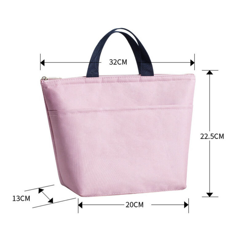 Tragbare Lunch Bag Isolierung Thermische Wasserdichte Oxford Lebensmittel Container Tote Handtasche Mittagessen Taschen Picknick Taschen Schule Lebensmittel Lunchbox