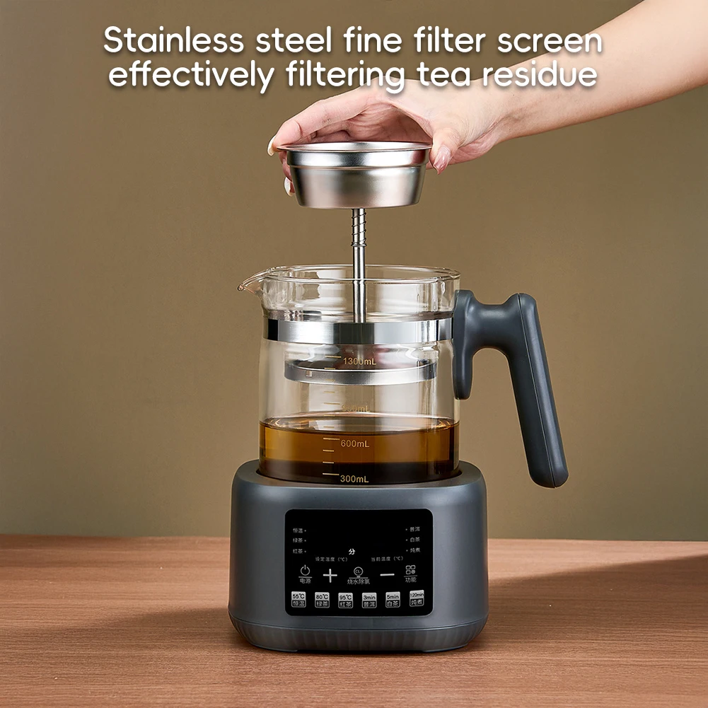 Machine à thé à vapeur entièrement automatique, contrôle Intelligent de la température, service de brassage à thé de bureau domestique, théière de bien-être électrique moderne