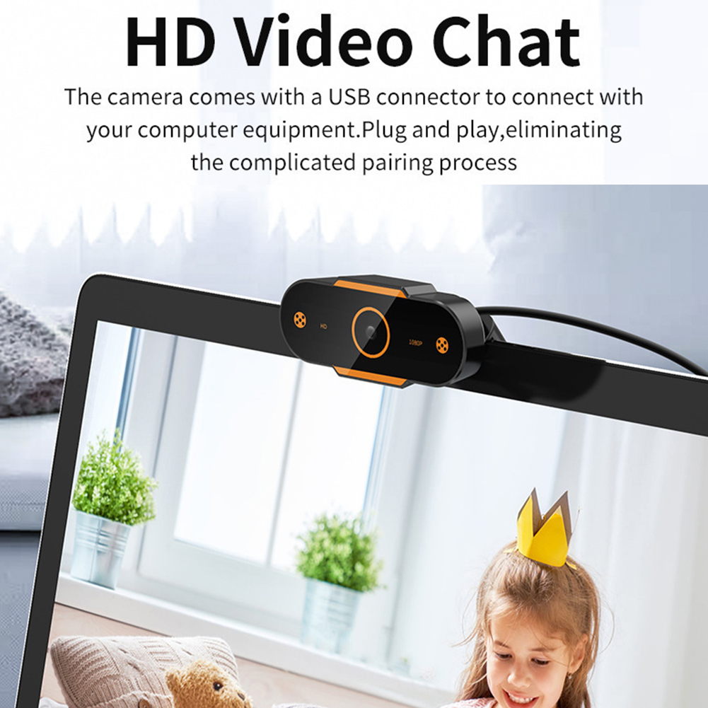 Câmera webcam de computador usb 4k-480p hd foco automático webcam cmos câmera de pc com microfone para chamadas de vídeo rede ensino reunião
