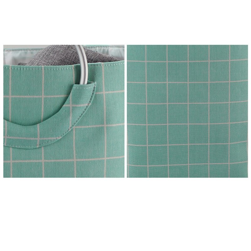 Wasmand opvouwbare wasmand opbergtas groen