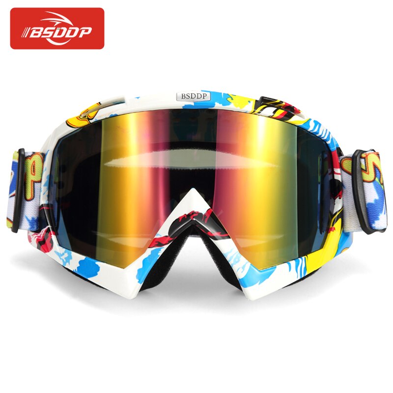 Bsddp merke motocross briller langrenn ski snowboard atv maske oculos gafas motocross motorsykkel hjelm mx briller briller: A13