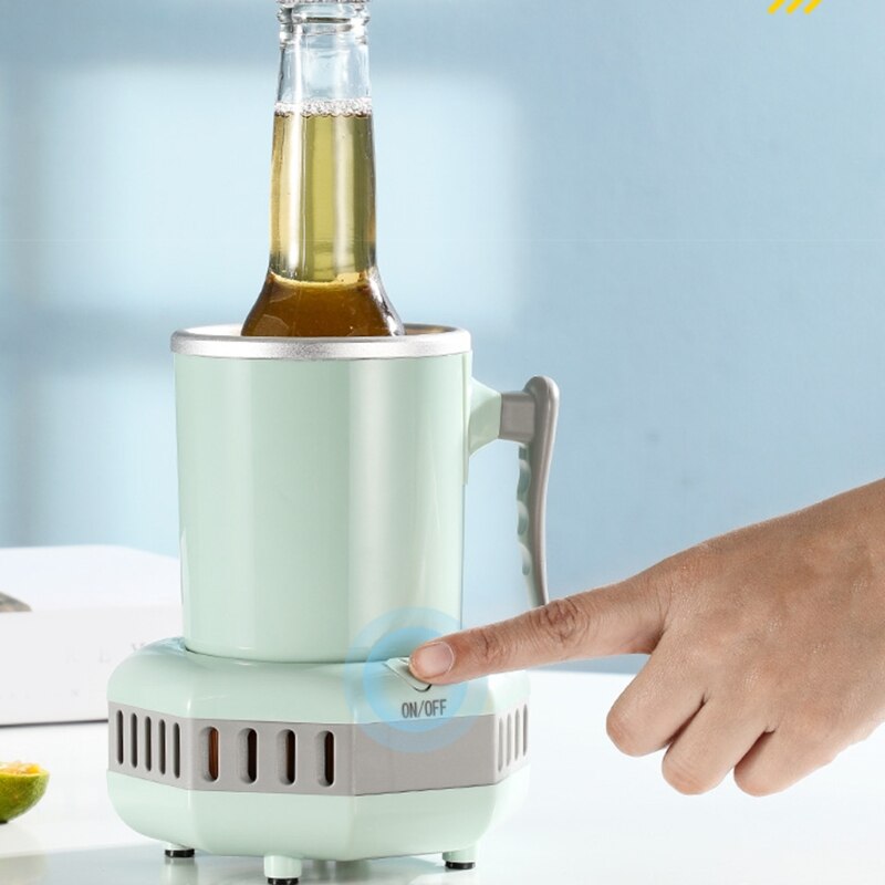 Smart Cooling Cup Desktop Cold Drink Machine Home Office Table Cooler Mug Holder Tumbler Cooling Beverage Drinks Can