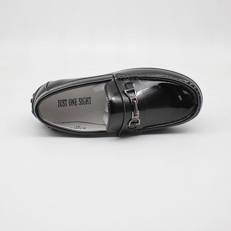Drenge loafers sko børn fritidssko børn mokkasiner spænde penny loafers imiteret læder slip on brudekjole sko