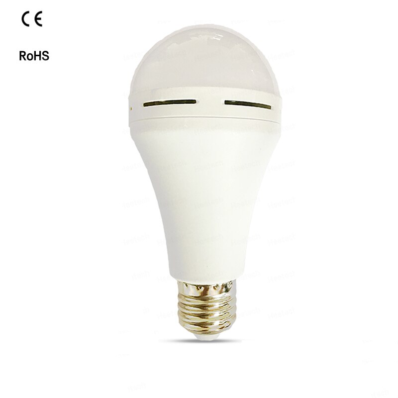 Led Noodverlichting Lamp E27 B22 7W 9W 12W 15W Oplaadbare Batterij Verlichting Lamp Ac 85-265V Intelligente Licht Energiebesparing