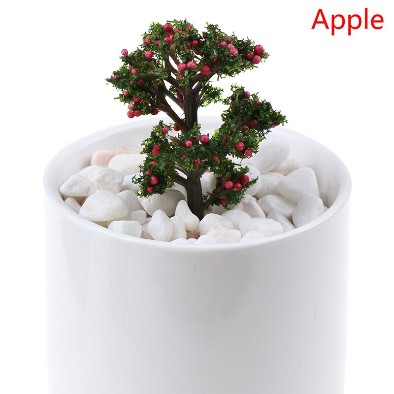 1 stück DIY Harz Handwerk Obst Bäume Für Garten Ornament Puppenhaus Pflanzen Dekoration Möbel Spielzeug Zubehör: Default Title